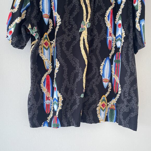Vtg 90's DIAMOND HEAD SPORTSWEAR Surfboard Rayon Mens Shirt Sz XL Hawaii Aloha - Picture 6 of 9